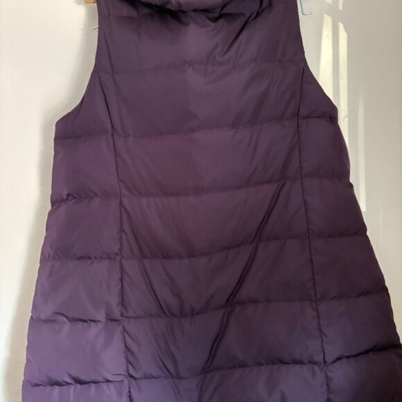 J. Jill down vest, longer length, puffer with hood,  ladies size XL - Picture 3 of 7